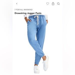 7 for all mankind lightweight denim joggers